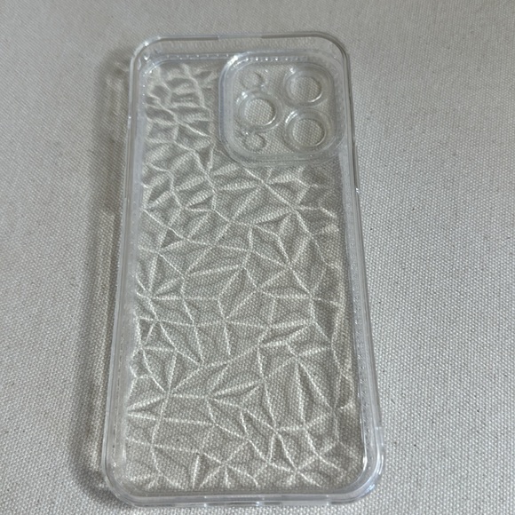 Beautiful New Crystal Clear Diamond Cut Cell Phone Case For iPhone 14 Pro Max - Picture 7 of 15
